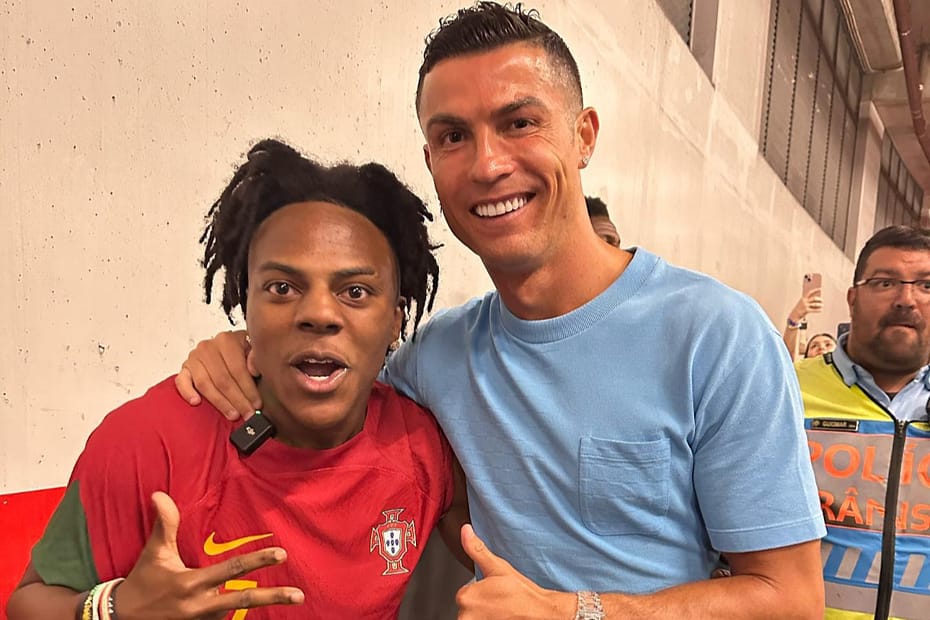 IShowSpeed Meets His Idol Cristiano Ronaldo